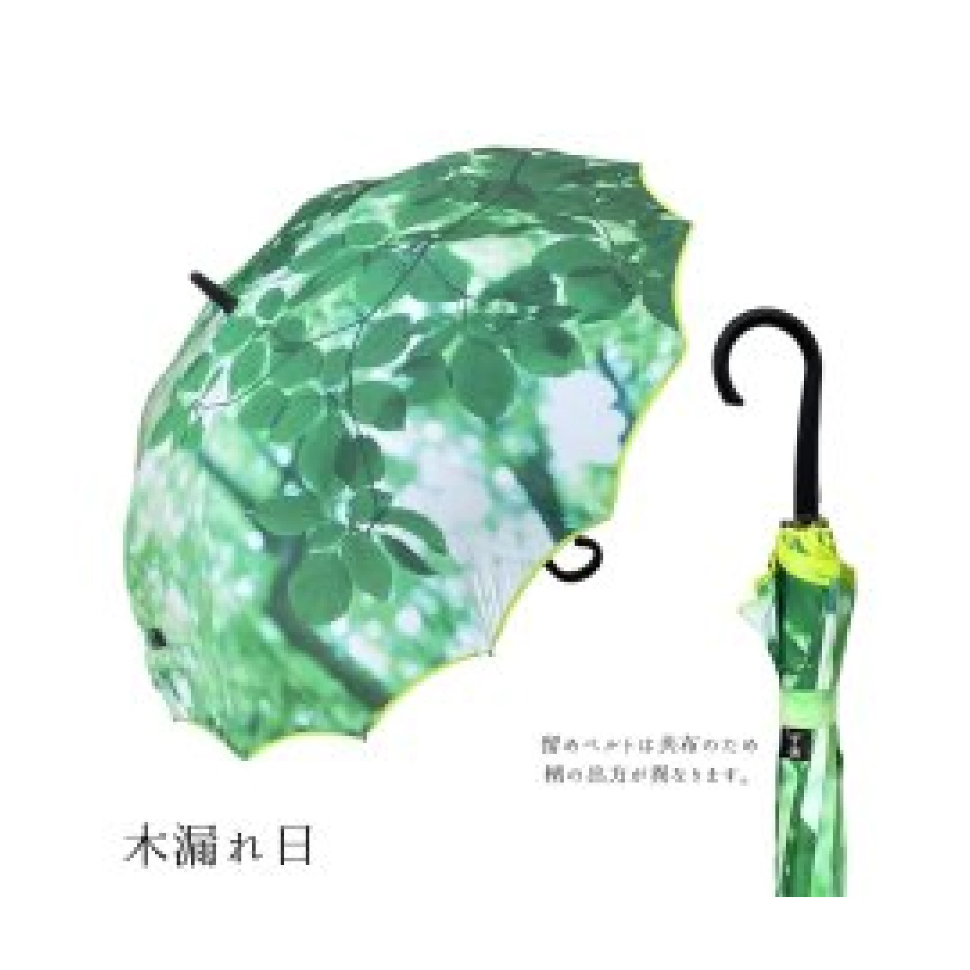 絵画のような傘 damonde サクラ骨 シームレス 60cm 木漏れ日